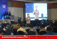 Wamenkomdigi Nezar Patria saat menyampaikan sambutan dalam acara Kick Off dan Launching Program Media Pers dan Pembangunan Peradaban HAM di Grand Sahid Hotel, Jakarta Pusat, Rabu (11/3/2026) (karapauwnews.com/Foto: Ardi W/Komdigi)