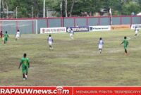 Situasi saat Persido Dogiyai mencetak gol ke-2 di gawang Persemi Mimika pada Liga 4 Papua Tengah Musim 2025-2026, yang digelar di Stadion Imipi Wania, Kabupaten Mimika, Selasa pagi (15/3/2026) (Foto: karapauwnews.com)
