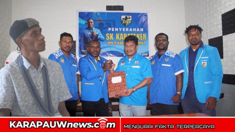 Oleh: Louis Fernando Afeanpah (Ketua Cabang GMKI Timika) (Dok : karapauwnews)