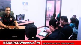 Ketua Karang Taruna Kabupaten Mimika, Vinsensius Apoka (Dok : karapauwnews.com)