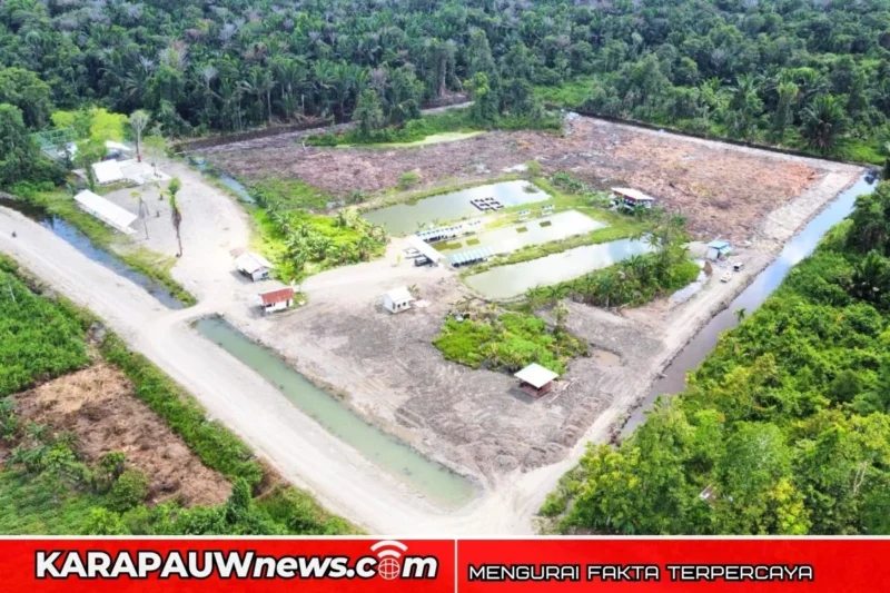Kolam Dayung di Mile 21 Mimika (karapauwnews.com/Foto: dokumen Pemerintah Kampung Nawaripi)