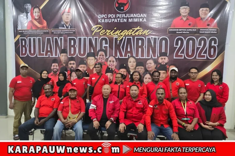 Foto bersama usai kegiatan Doa Kebangsaan, Sabtu (27/6/2026) (karapauwnews.com/CA)