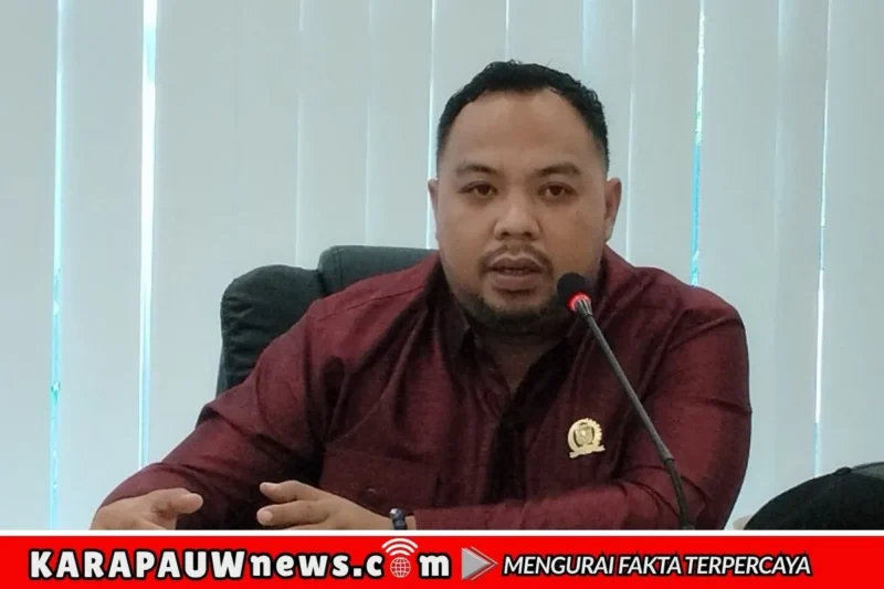 Sekretaris Komisi II DPRK Mimika, Adrian Andhika Thie, S..ST,Par (karapauwnews.com/Foto: Dokumen Pribadi Adrian Thie)