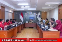 Situasi saat Wamenaker Afriansyah Noor menerima audiensi Konfederasi Serikat Nusantara (KSN) di Jakarta, Kamis (18/6/2026) (karapauwnews.com/Foto: Biro Humas Kemnaker RI)