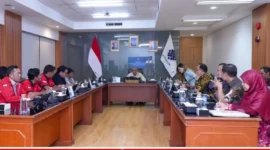 Situasi saat Wamenaker Afriansyah Noor menerima audiensi Konfederasi Serikat Nusantara (KSN) di Jakarta, Kamis (18/6/2026) (karapauwnews.com/Foto: Biro Humas Kemnaker RI)