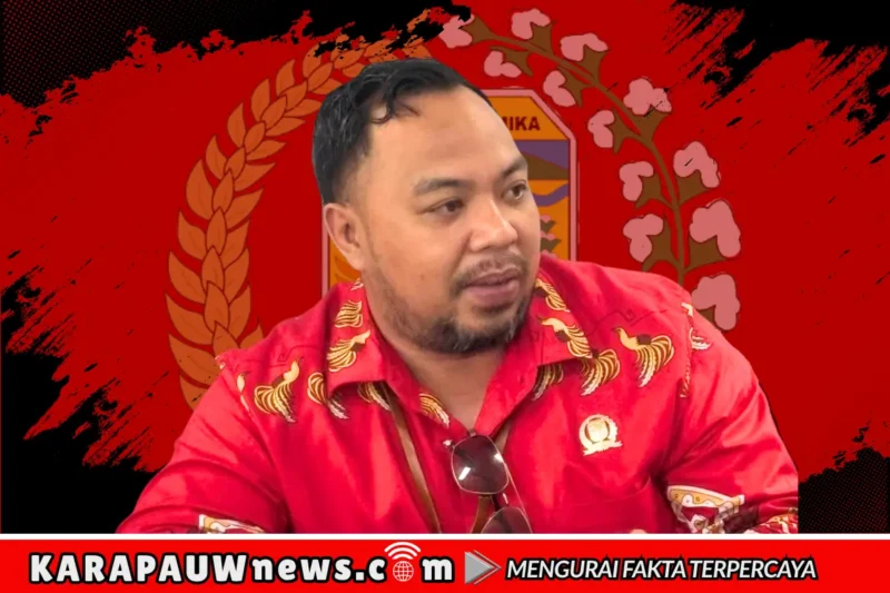 Ketua Fraksi PDI Perjuangan DPRK Mimika, Adrian Andhika Thie, S.ST.Par (karapauwnews.com/Foto: Dokumen Pribadi Adrian Thie)