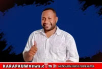 Ketua Persekutuan Pemuda Oikumene Kabupaten Mimika, Ishak Samuel Aurai (karapauwnews.com/Foto: Dokumen Pribadi Ishak)
