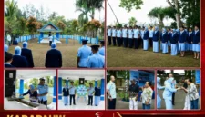 Situasi pelaksanaan ziarah tabur bunga di makam Yohanis Kapiyau serta anjangsana oleh Lanud Yohanis Kapiyau bersama Satuan Radar 302 Timika, Selasa (28/7/2026) (karapauwnews.com/Foto: Dokumen Lanud Yohanis Kapiyau Timika)