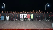 Skuad Banteng Papua Tengah yang akan diberangkatkan dari Jayapura, Papua, menuju Surabaya, Jawa Timur, pada Minggu (2/8/2026) (karapauwnews.com/Foto: Official Banteng Papua Tengah)