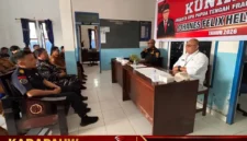 Situasi Kunker Wakil Ketua Komisi III DPR Provinsi (DPRP) Papua Tengah, Yohanes Felix Helyanan di Pelabuhan Pangkalan Pendaratan Ikan Poumako, Distrik Mimika Timur, Kabupaten Mimika, Provinsi Papua, pada Selasa (4/8/2026) (karapauwnews.com/Foto: Husyen AL)