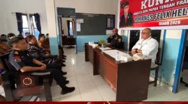 Situasi Kunker Wakil Ketua Komisi III DPR Provinsi (DPRP) Papua Tengah, Yohanes Felix Helyanan di Pelabuhan Pangkalan Pendaratan Ikan Poumako, Distrik Mimika Timur, Kabupaten Mimika, Provinsi Papua, pada Selasa (4/8/2026) (karapauwnews.com/Foto: Husyen AL)