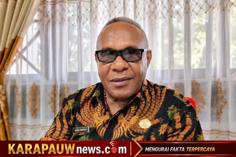 Plh. Kepala Dinas Kesehatan Kabupaten Mimika, Marselino Mameyau (karapauwnews.com/Foto: YACP)