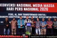 Foto bersama saat Deklarasi Pers Nasional 2026, Minggu (8/2/2026) (karapauwnews.com/Foto Dewan Pers)