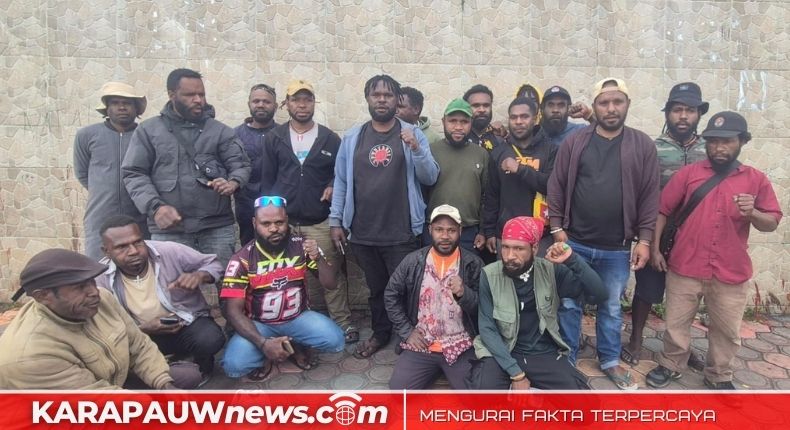 Forum Pribumi KNPI Kabupaten Jayawijaya (karapauwnews.com/Foto: Dokumen Forum Pribumi KNPI Kabupaten Jayawijaya)