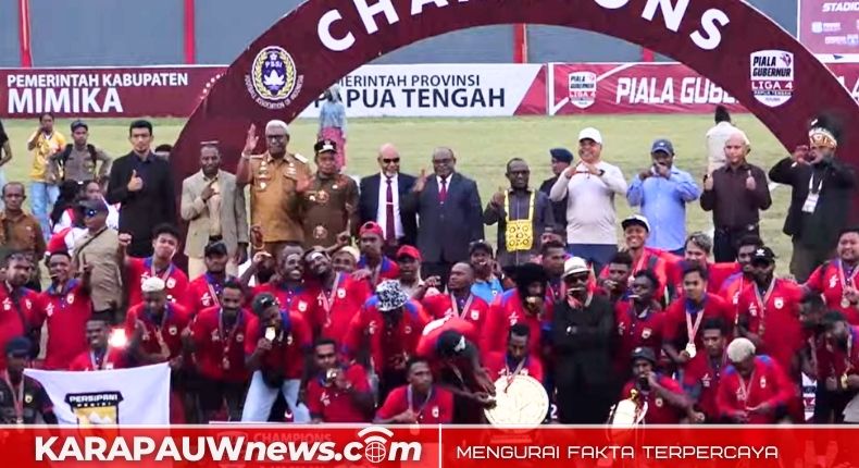 Persipani Paniai pemenang Liga 4 Papua Tengah Musim 2025-2026 (Foto: karapauwnews.com)
